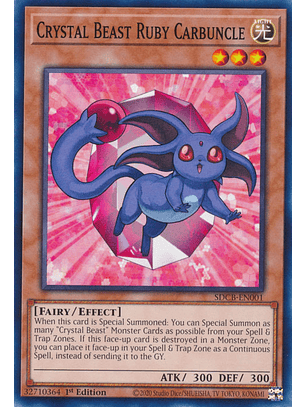 Crystal Beast Ruby Carbuncle - SDCB-EN001 - Common 