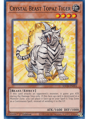Crystal Beast Topaz Tiger - SDCB-EN004 - Common