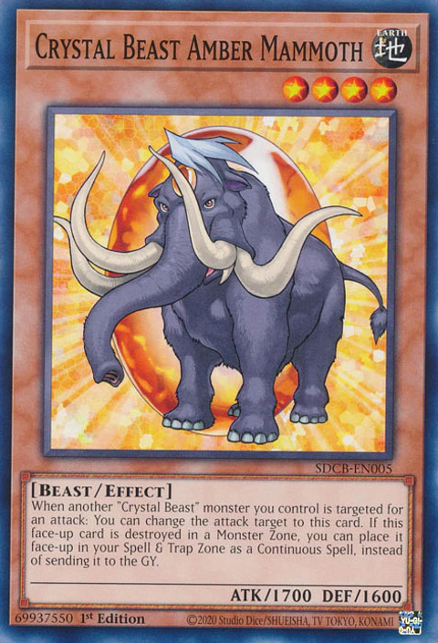 Crystal Beast Amber Mammoth - SDCB-EN005 - Common
