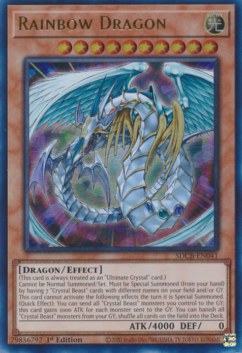 Rainbow Dragon - SDCB-EN041 - Ultra Rare 1