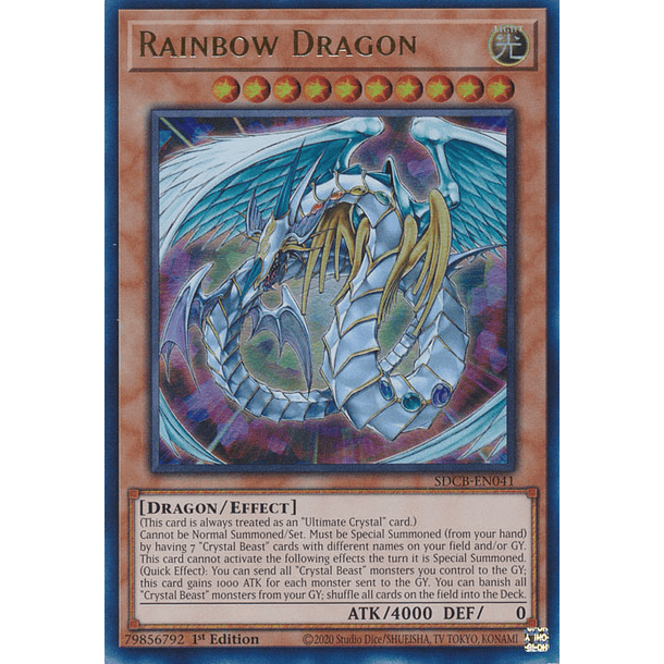Rainbow Dragon - SDCB-EN041 - Ultra Rare