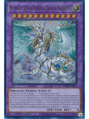 Ultimate Crystal Rainbow Dragon Overdrive - SDCB-EN042 - Ultra Rare