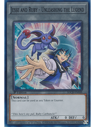 Jesse and Ruby - Unleashing the Legend - SDCB-EN048 - Super Rare