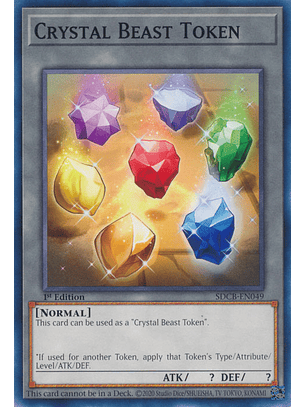 Crystal Beast Token - SDCB-EN049 - Common
