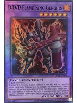 D/D/D/ Gengis, Rey de las Llamas - OP19-EN009 - Super Rare