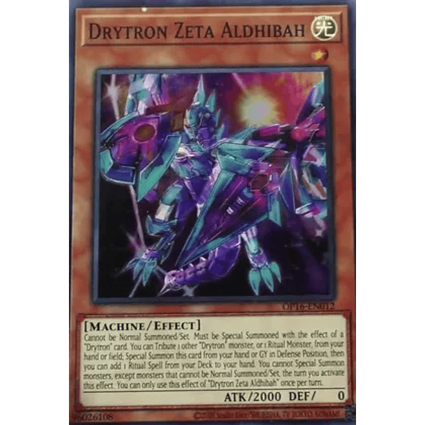 Drytron Zeta Aldhibah - OP16-EN012 - Super Rare