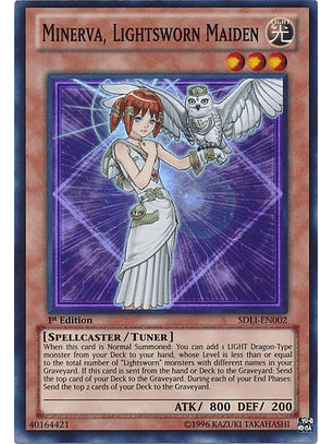Minerva, Lightsworn Maiden - SDLI-EN002 - Super Rare