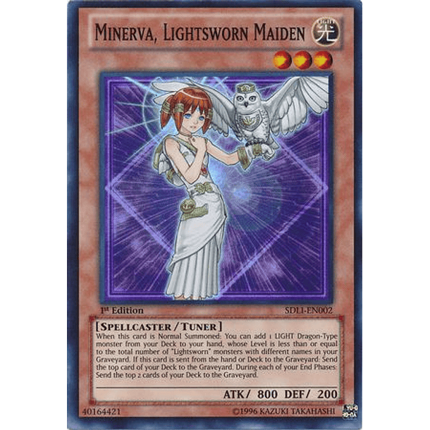 Minerva, Lightsworn Maiden - SDLI-EN002 - Super Rare