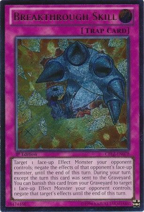Breakthrough Skill - CBLZ-EN078 - Ultimate Rare 1st Edition