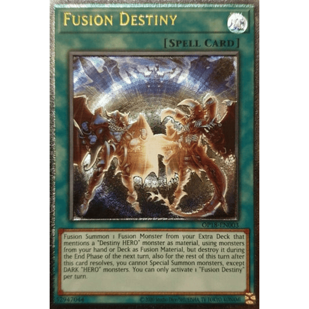 Fusion Destiny - OP18-EN003 - Ultimate Rare