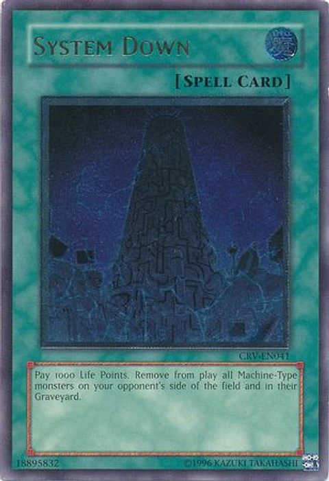 Ultimate Rare - System Down - CRV-EN041 (JUGADO)