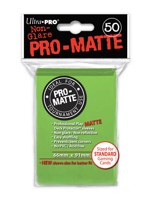 Micas Ultra Promo Pro - Matte 60 piezas Lime Green 