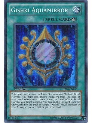 Gishki Aquamirror - HA05-EN055 - Super Rare
