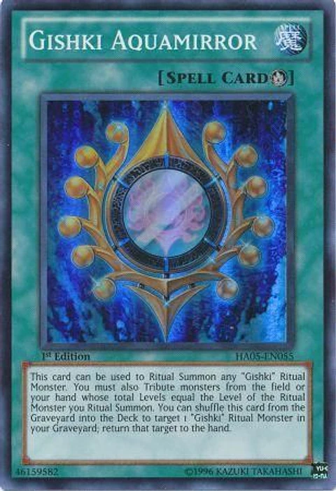 Gishki Aquamirror - HA05-EN055 - Super Rare