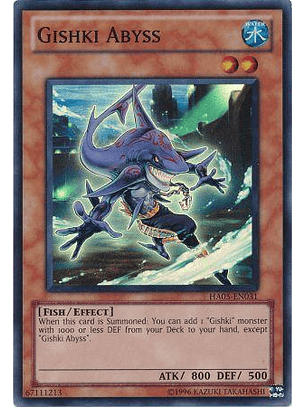 Gishki Abyss - HA05-EN031 - Super Rare