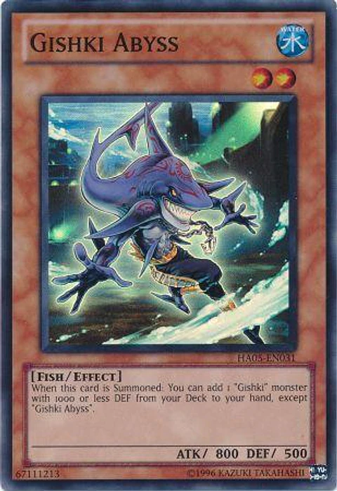 Gishki Abyss - HA05-EN031 - Super Rare