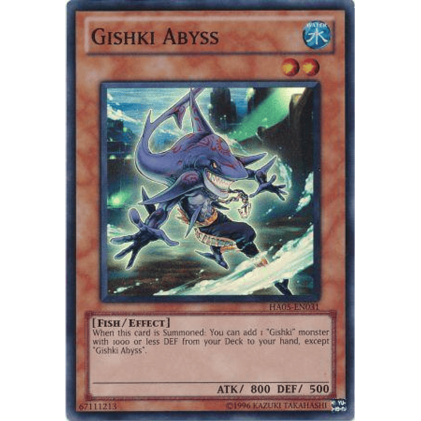 Gishki Abyss - HA05-EN031 - Super Rare