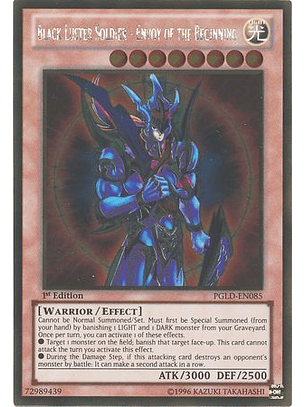 Black Luster Soldier - Envoy of the Beginning - PGLD-EN085 - Gold Rare