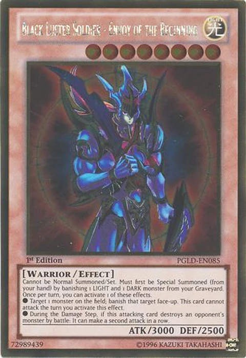 Black Luster Soldier - Envoy of the Beginning - PGLD-EN085 - Gold Rare