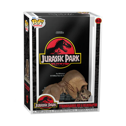 Funko Pop Movie Posters: Jurassic Park - Tyrannosaurus Rex y Velociraptor 1