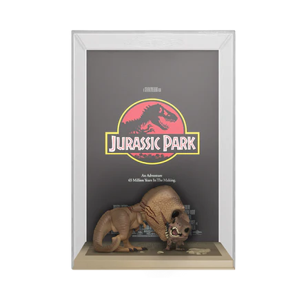 Funko Pop Movie Posters: Jurassic Park - Tyrannosaurus Rex y Velociraptor 2