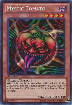 Mystic Tomato - LCYW-EN239 - Secret Rare 1