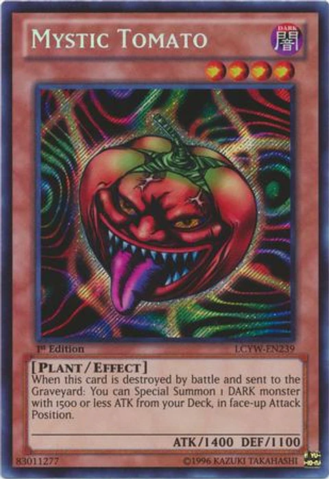 Mystic Tomato - LCYW-EN239 - Secret Rare