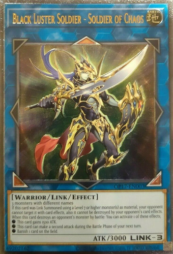 Black Luster Soldier - Soldier of Chaos - OP17-EN003 - Ultimate Rare 1