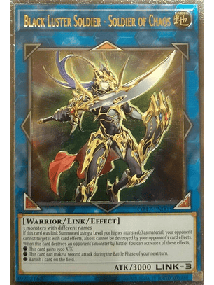 Black Luster Soldier - Soldier of Chaos - OP17-EN003 - Ultimate Rare