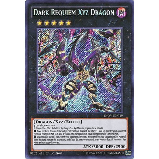 Dark Requiem Xyz Dragon - INOV-EN049 - Secret Rare