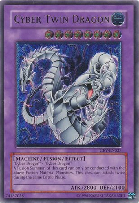 Ultimate Rare - Cyber Twin Dragon - CRV-EN035