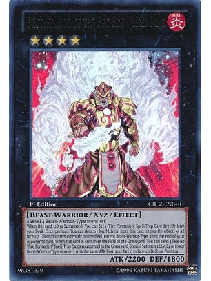 Brotherhood of the Fire Fist - Tiger King - CBLZ-EN048 - Ultra Rare