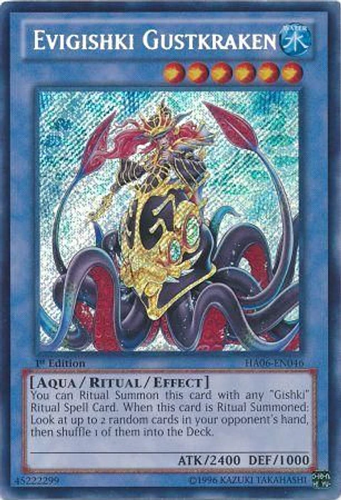 Evigishki Gustkraken - HA06-EN046 - Secret Rare