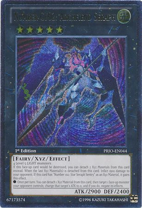 Ultimate Rare - Number C102: Archfiend Seraph - PRIO-EN044