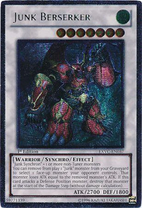 Ultimate Rare - Junk Berserker - EXVC-EN037 (jugado)