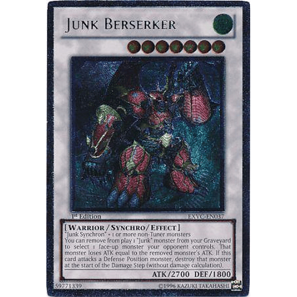Ultimate Rare - Junk Berserker - EXVC-EN037 (jugado)
