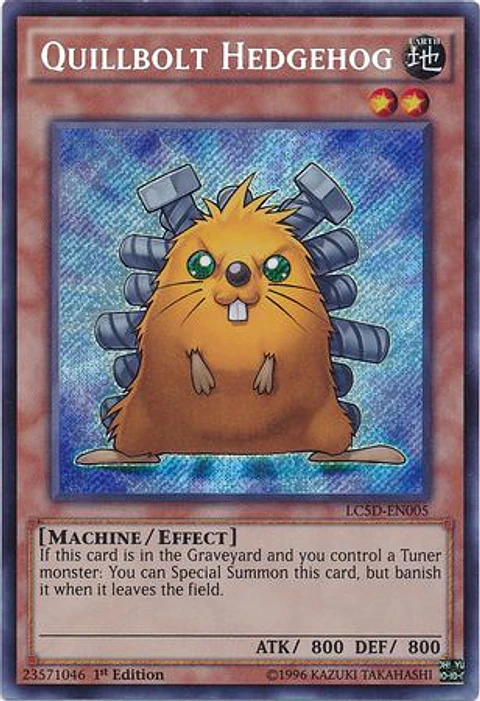 Quillbolt Hedgehog - LC5D-EN005 - Secret Rare