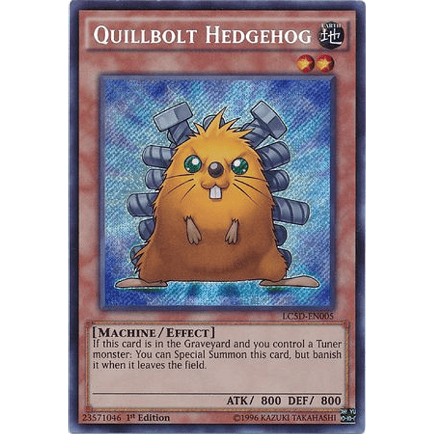 Quillbolt Hedgehog - LC5D-EN005 - Secret Rare