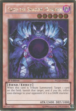 Caius the Shadow Monarch - PGLD-EN066 - Gold Rare 1