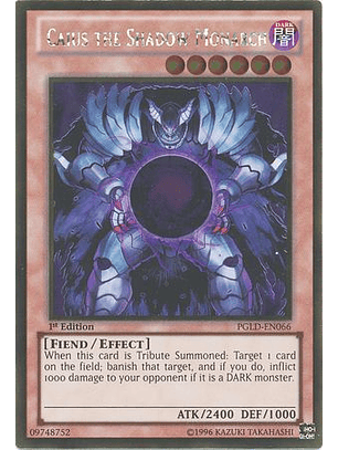 Caius the Shadow Monarch - PGLD-EN066 - Gold Rare