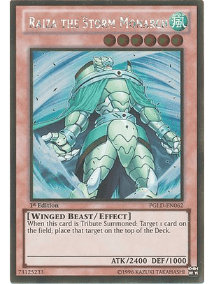 Raiza The Storm Monarch - PGLD-EN062 - Gold Rare 