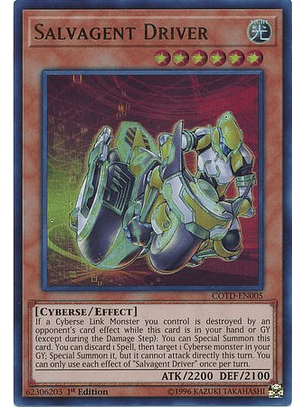 Salvagent Driver - COTD-EN005 - Ultra Rare