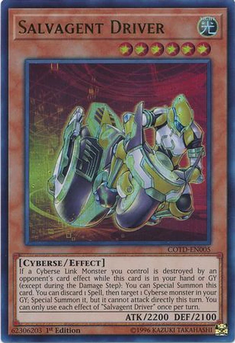 Salvagent Driver - COTD-EN005 - Ultra Rare