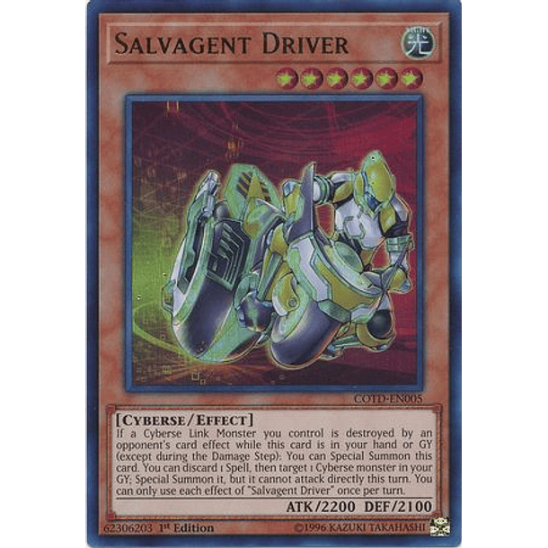 Salvagent Driver - COTD-EN005 - Ultra Rare