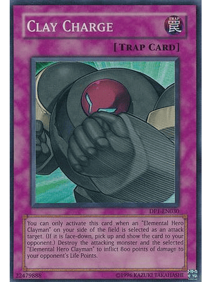 Clay Charge - DP1-EN030 - Super Rare