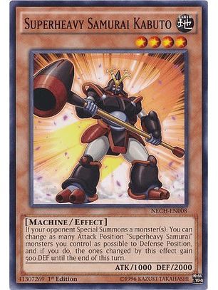 Superheavy Samurai Kabuto - NECH-EN008 - Common 