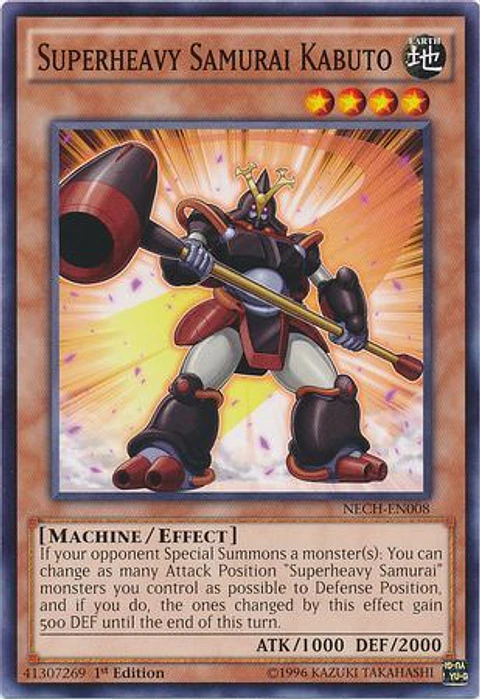 Superheavy Samurai Kabuto - NECH-EN008 - Common 