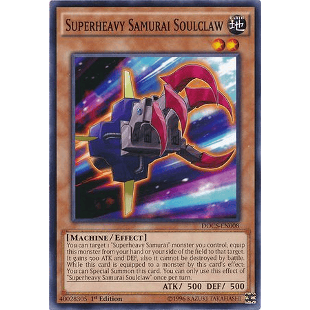 Superheavy Samurai Soulclaw - DOCS-EN008 - Common