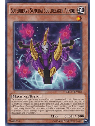 Superheavy Samurai Soulbreaker Armor - NECH-EN012 - Common