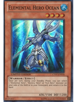 Elemental Hero Ocean - CT07-EN018 - Super Rare